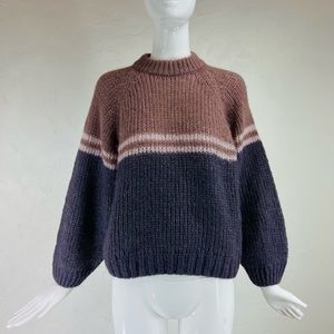 XiRena snowbird striped sweater